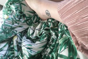 Amber says: Thank you for sharing the symbol for empathy with all of us, this was my first tattoo and I couldn't have chose anything more meaningful to me! Empathy is key to happiness.